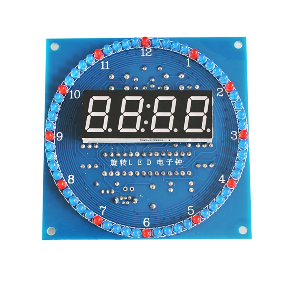 Rotating LED DIY Digital Clock Kit 4