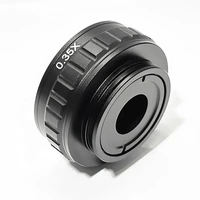C Mount Adapters Lens 0.35X CCD For Trinocular Stereo Microscope Camera 38MM Interface Increased Field Of Vision 3