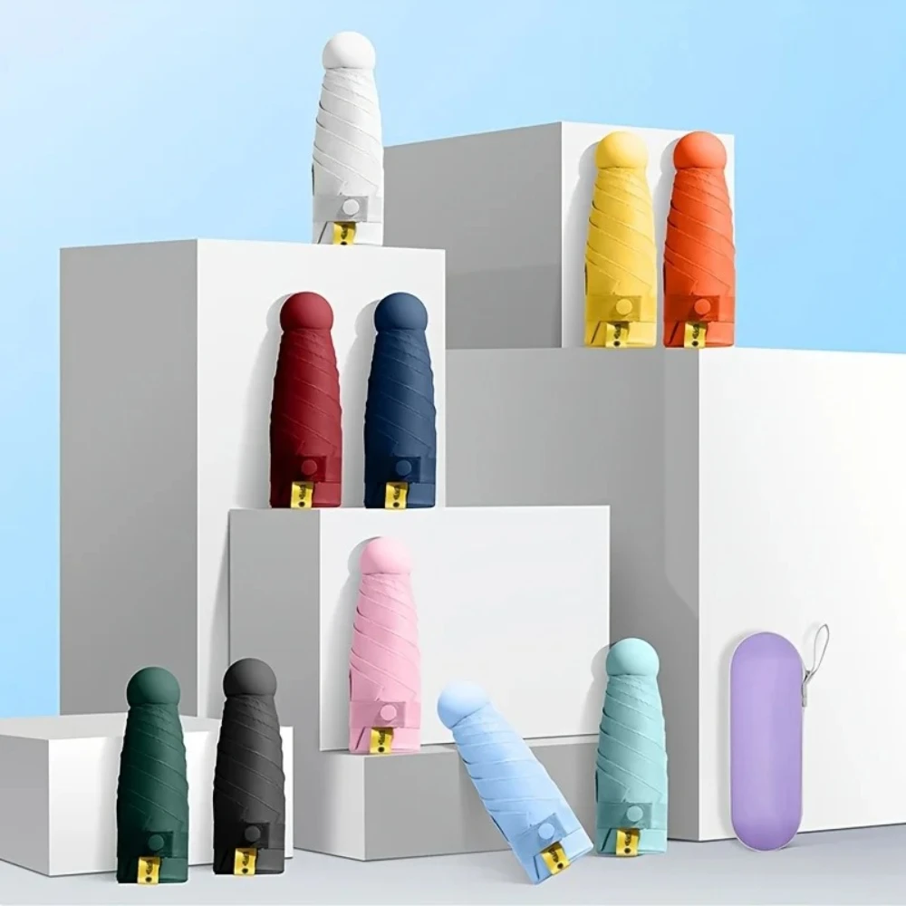 Compact Portable Anti-UV Mini Umbrella for All Weather Conditions