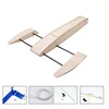 RC Speed Boat Wooden Sponson Outrigger Shrimp Speed Boat Model Kits Radio Remote Control Speedboat,Simple Kit 5