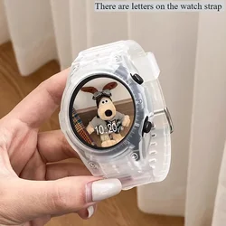 Enhanced Silicone Strap with PC Case for Smartwatch Sport Loop Band Bracelet (Tr)