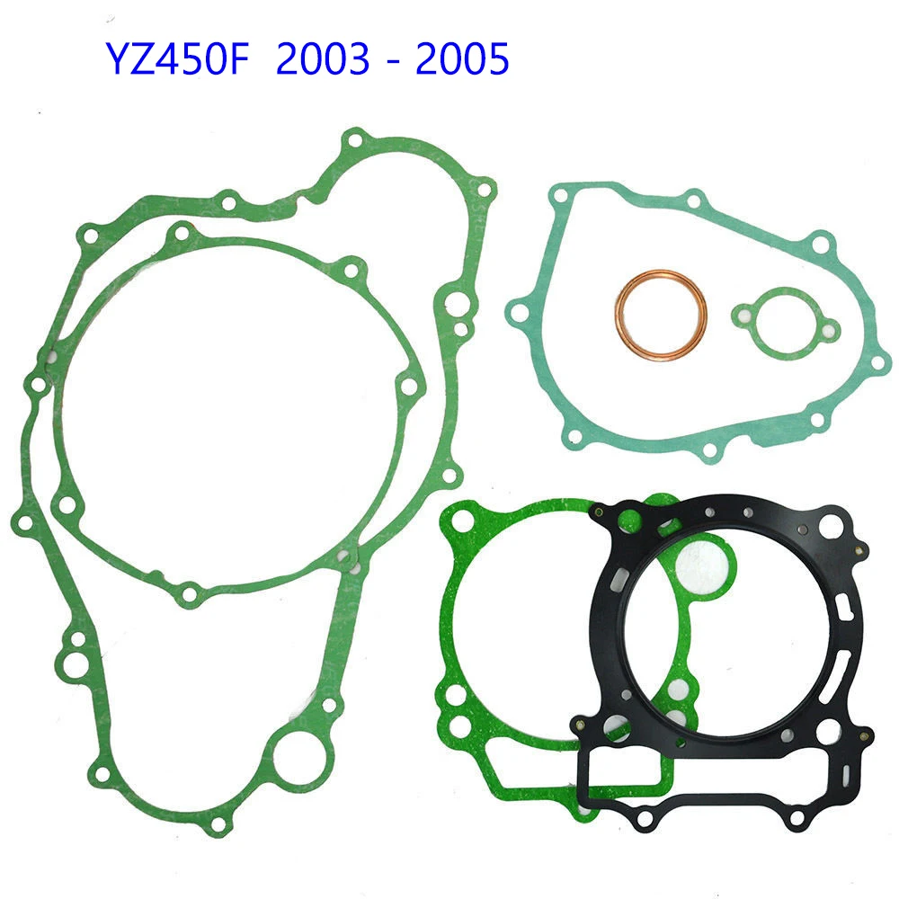 Motorcycle engine cover set Complete Engine Cylinder Head Base Stator Clutch Cover Set for Yamaha YZ450F 2003-2005 YZ450 F YZF 450F YZ450FR