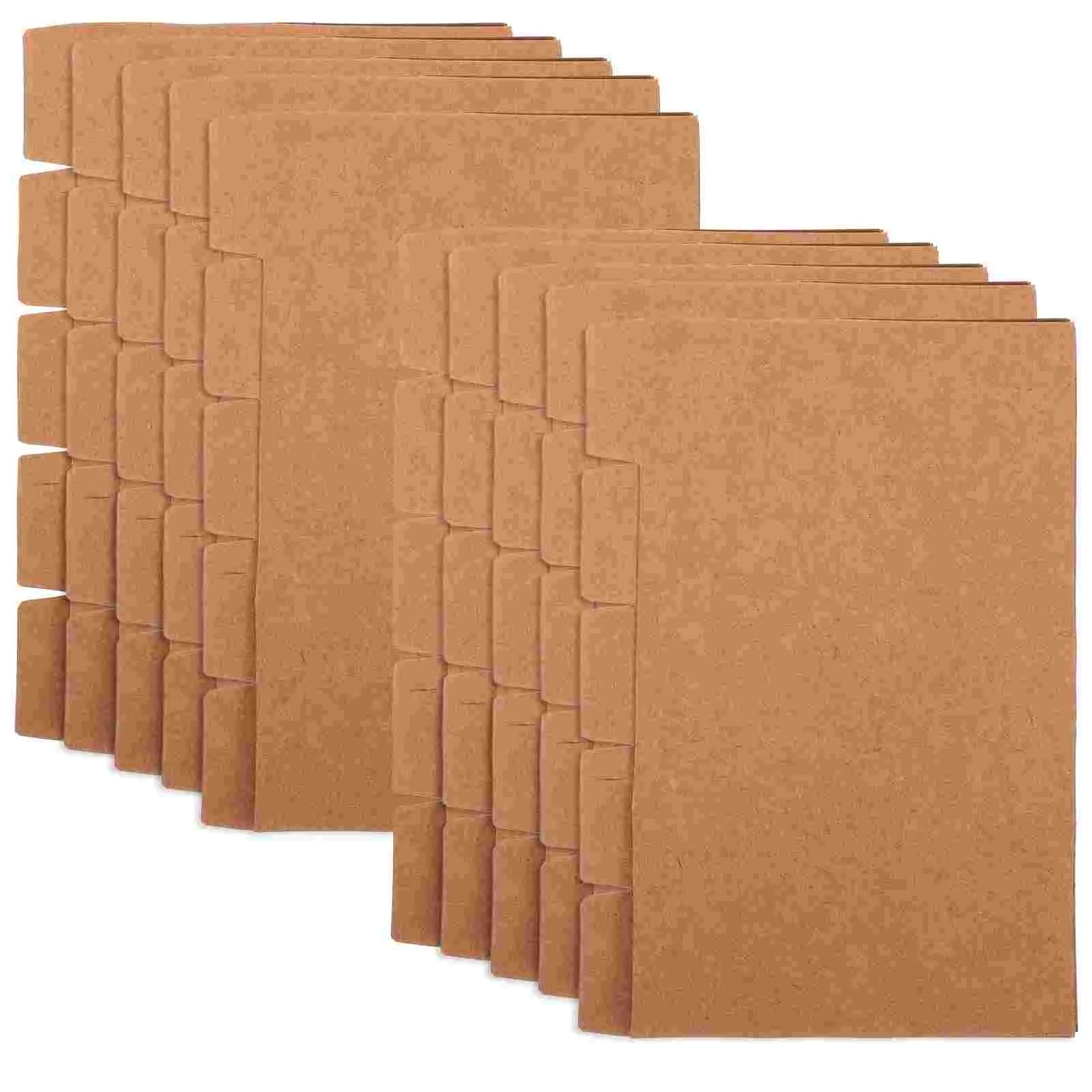 

Kraft Paper Dividers 3 X 5Inch Index Divider Brown Paper Binder Dividers Tabbed Note Cards