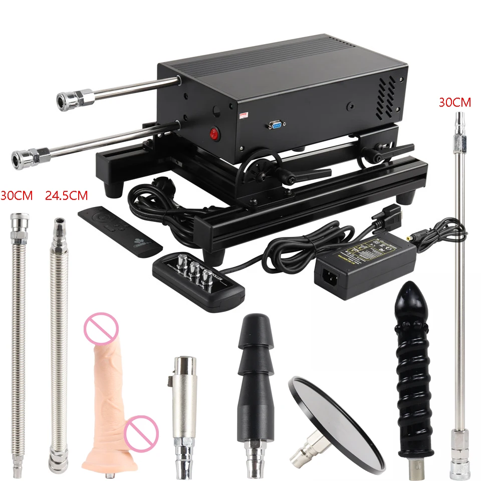 200W Wireless Control Sex Machine with dildo Masturbation Cup for Male and Female Couple Sex 1-15CM Stroke sex toy male masturbation cup