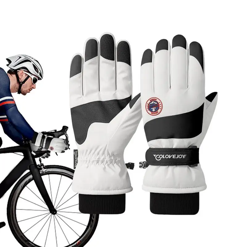 

Touchscreen Gloves For Men Waterproof Women's Outdoor Warm Gloves Men Waterproof Winter Warm Windproof Full Finger Cycling