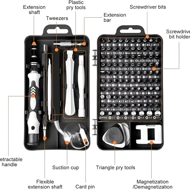 115-in-1 Precision Screwdriver Set 6