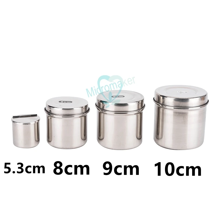 

High Quality Dental Sterilization Container Nurse Box Cotton Ball Container Half Opening Nursing Tray for Gauze Dentist Tools