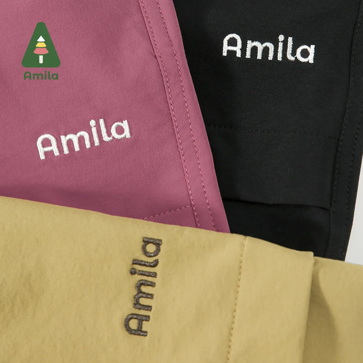 Baby Trousers Autumn Boys And Girls Solid Color Quick-Drying Windproof Simple Loose Casual Outdoor Overalls