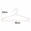 10Pcs Rose Copper Gold Metal Clothes Shirts Hanger With Groove, Heavy Duty Strong Coats Hanger, Suit Hanger Rose Gold 5