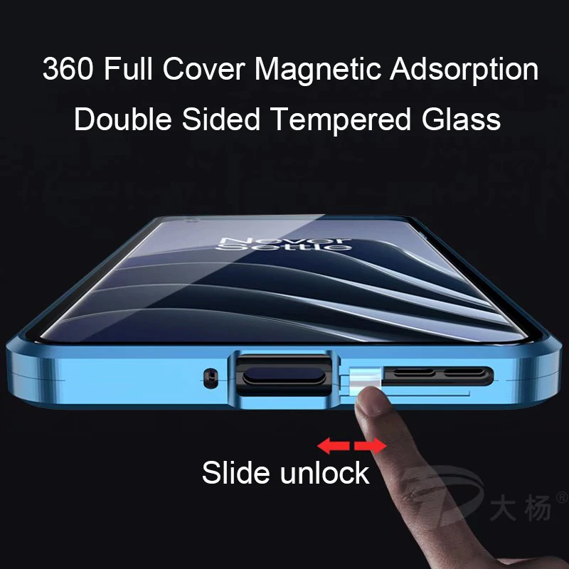 Luxury Case For OnePlus 11 Case Aluminium Alloy Metal Frame Bumper +  Tempered Glass Back Cover For One Plus 11 5G Clear Funda - AliExpress