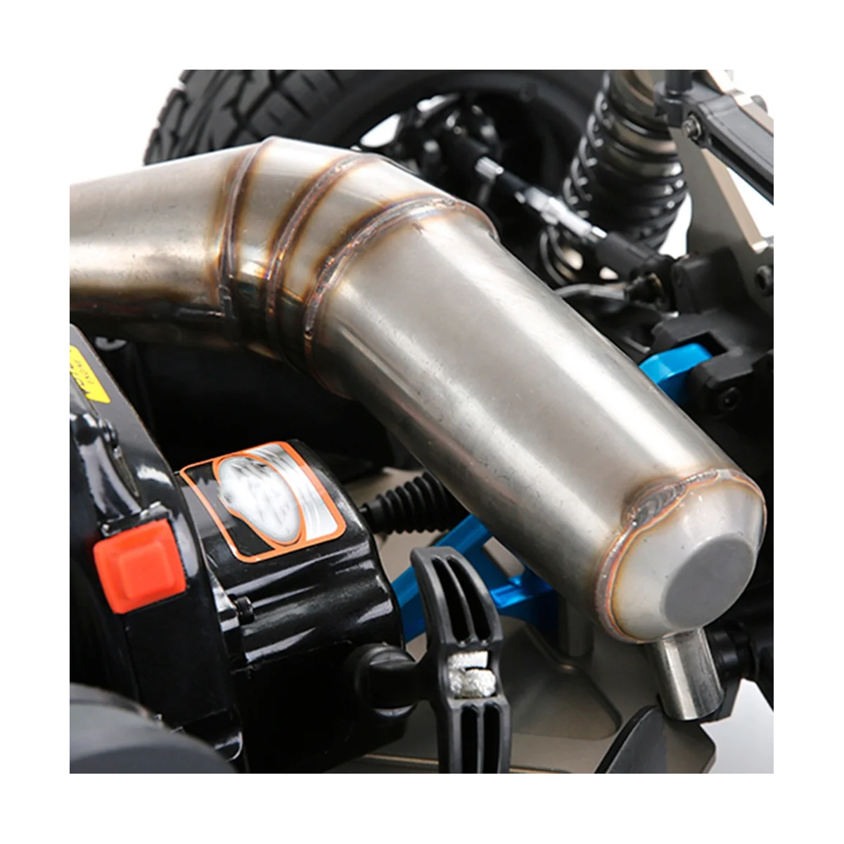 

R2 Built-in Silencer Exhaust Pipe Low Sound Kit for 1/5 Losi 5Ive T ROFUN ROVAN LT KingmotorX2 Rc Car Toy Parts