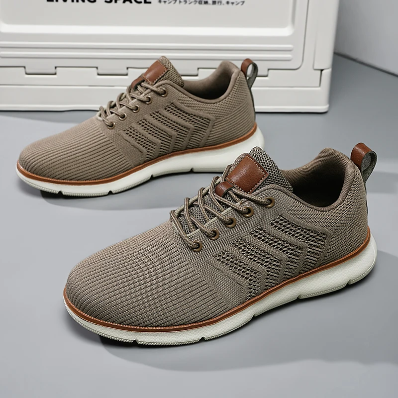 

Men Sneakers New Men Mesh Casual Shoes Fashion Lightweight Breathable Soft Soled Shoes Summer Outdoor Sports Fitness Large Size