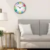 Children Learning To Tell Time Teaching Clock Colorful Wall Clock Bedroom Playroom Teach Time Skills Clock For Kids Room Decor 4