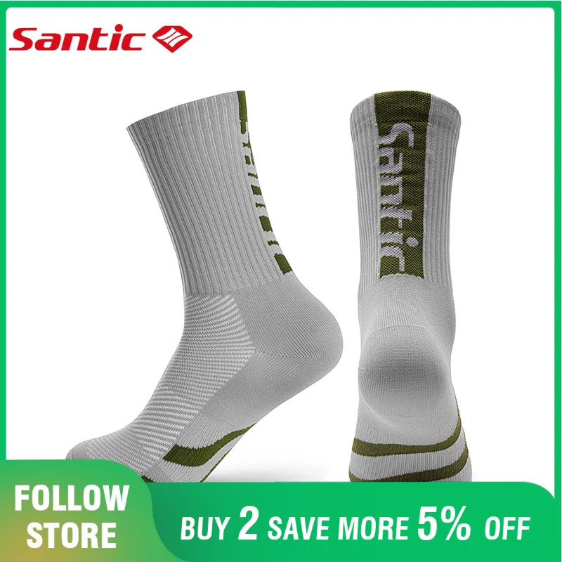Men's Cycling Socks - Breathable, Anti-Friction Bike Socks In Black, White, Blue, Fluorescent Green