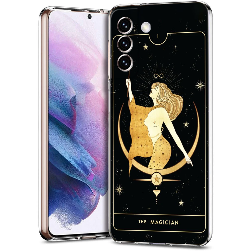 Witches Moon Tarot Mystery Totem Hülle für Samsung S24 S23 S22 S20 S21 FE Ultra S24 S23 S10 S10E S9 S8 Plus 5G Telefon Capas Shell – Detail 4