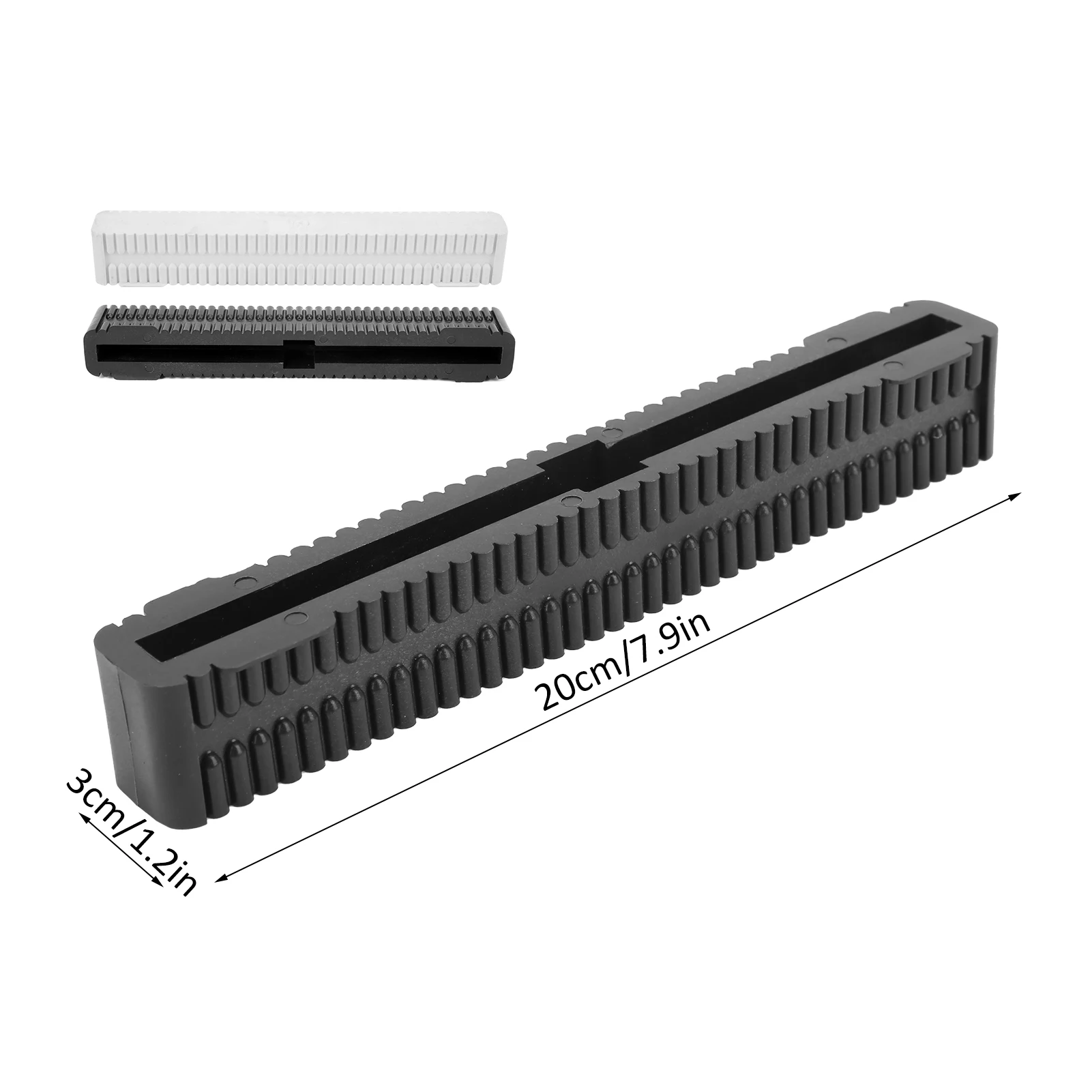 Hydrofoil Box 8inch Surfboard Fin Box Lightweight PVC Longboard Wakeboard Big Tail Rudder Slots