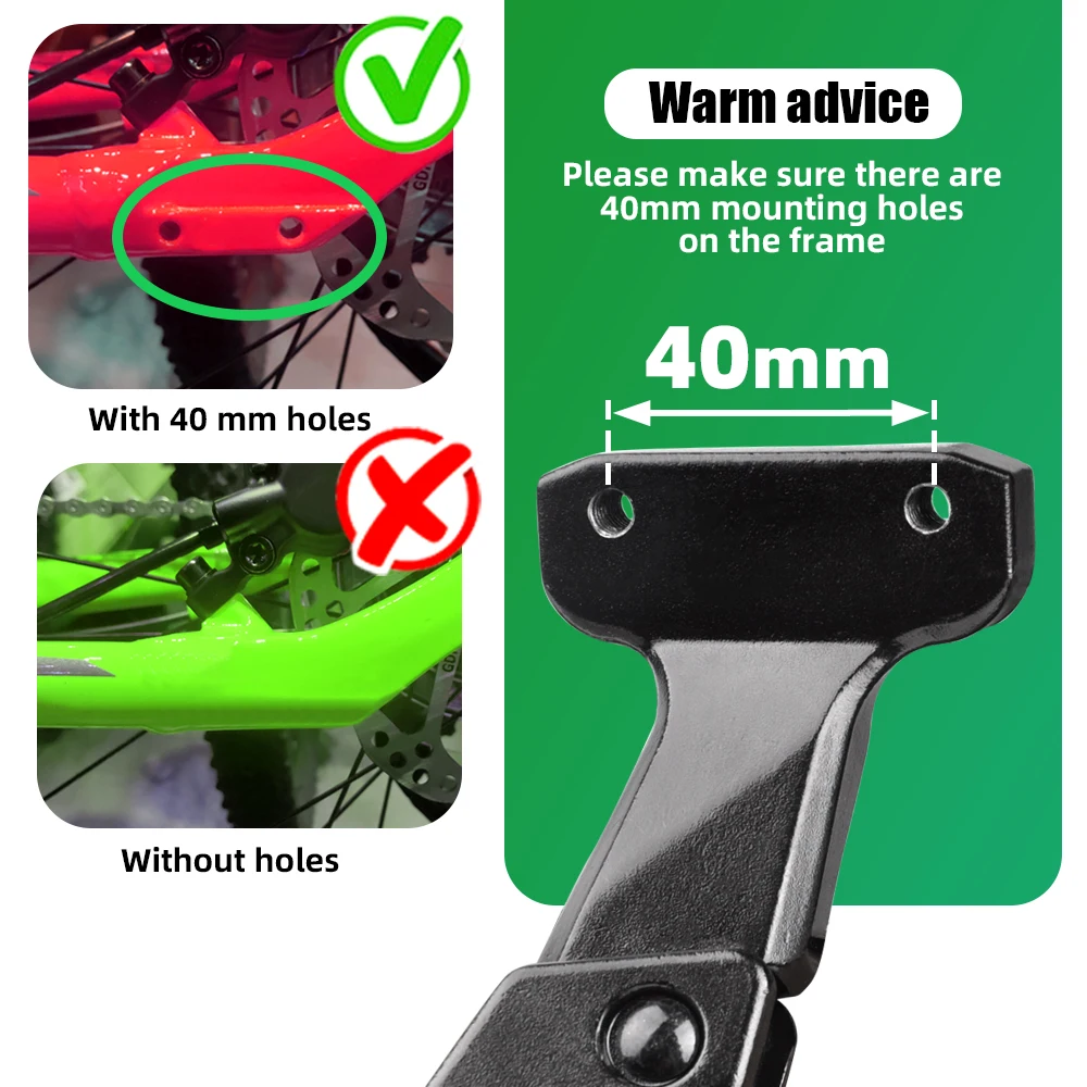 Cavalletto Posteriore Per Bici RBRL - Lega Alluminio, Regolabile Per MTB E E-Bike - Foto 9