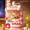 Automatic Doll Machine Toy for Kids Mini Cartoon Coin Operated Play Game Claw Crane Machines with Light Music Children Toy Gifts 4