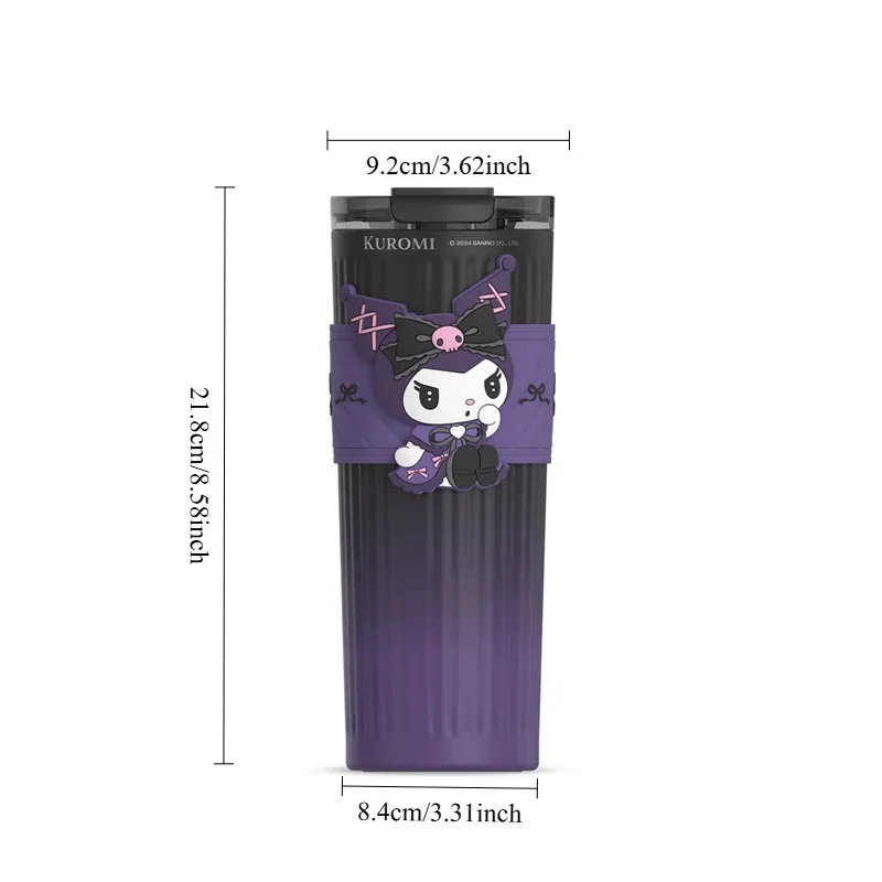 Stainless Steel Coffee Cup Thermos Straight Drink Sippy Cup