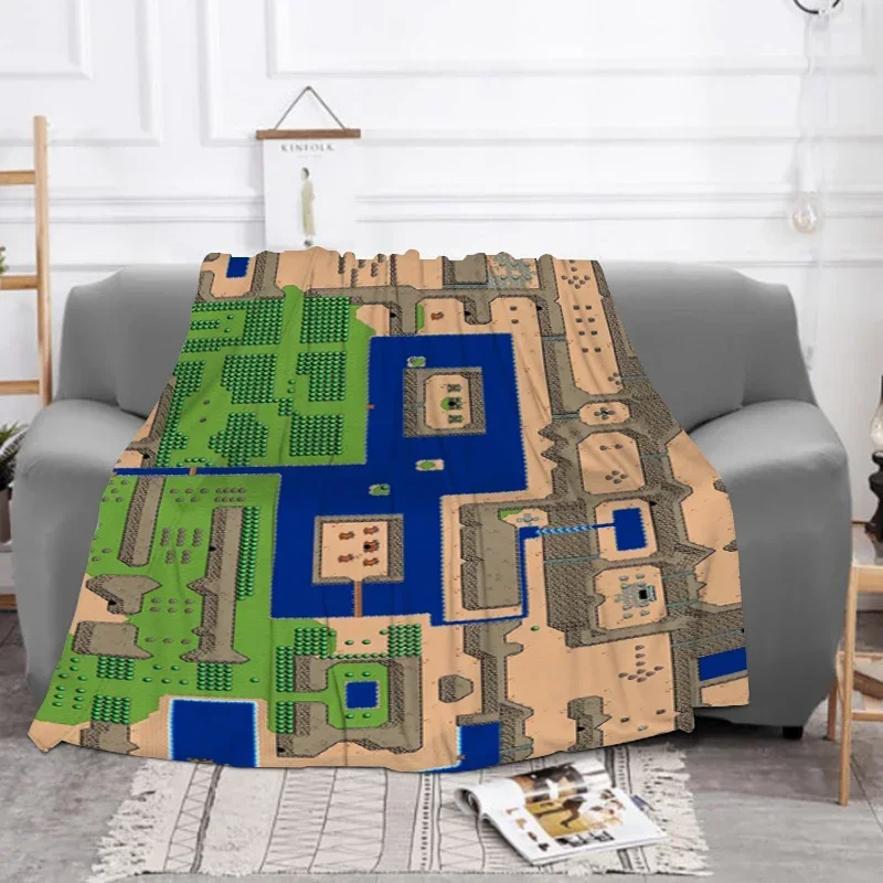 Zeldas Baby Blanket 3D Game Printing Bed Plaid Furry Machine Washable Winter Sofa Throw Fluffy Soft   Throws Baby Fleece 3