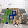 Zeldas Baby Blanket 3D Game Printing Bed Plaid Furry Machine Washable Winter Sofa Throw Fluffy Soft   Throws Baby Fleece 3