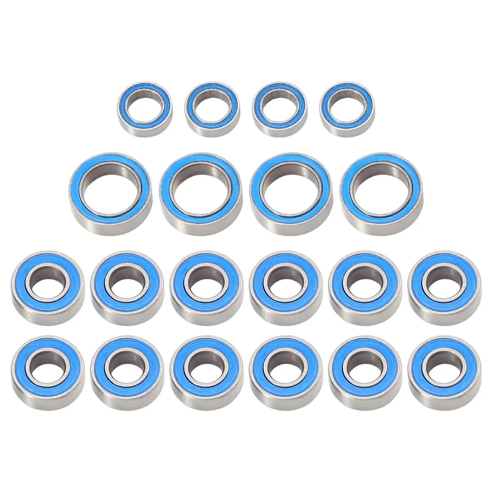 20PCS Rubber Sealed Ball Bearing Kit for Tamiya TT01 TT01 TT01E TT01D