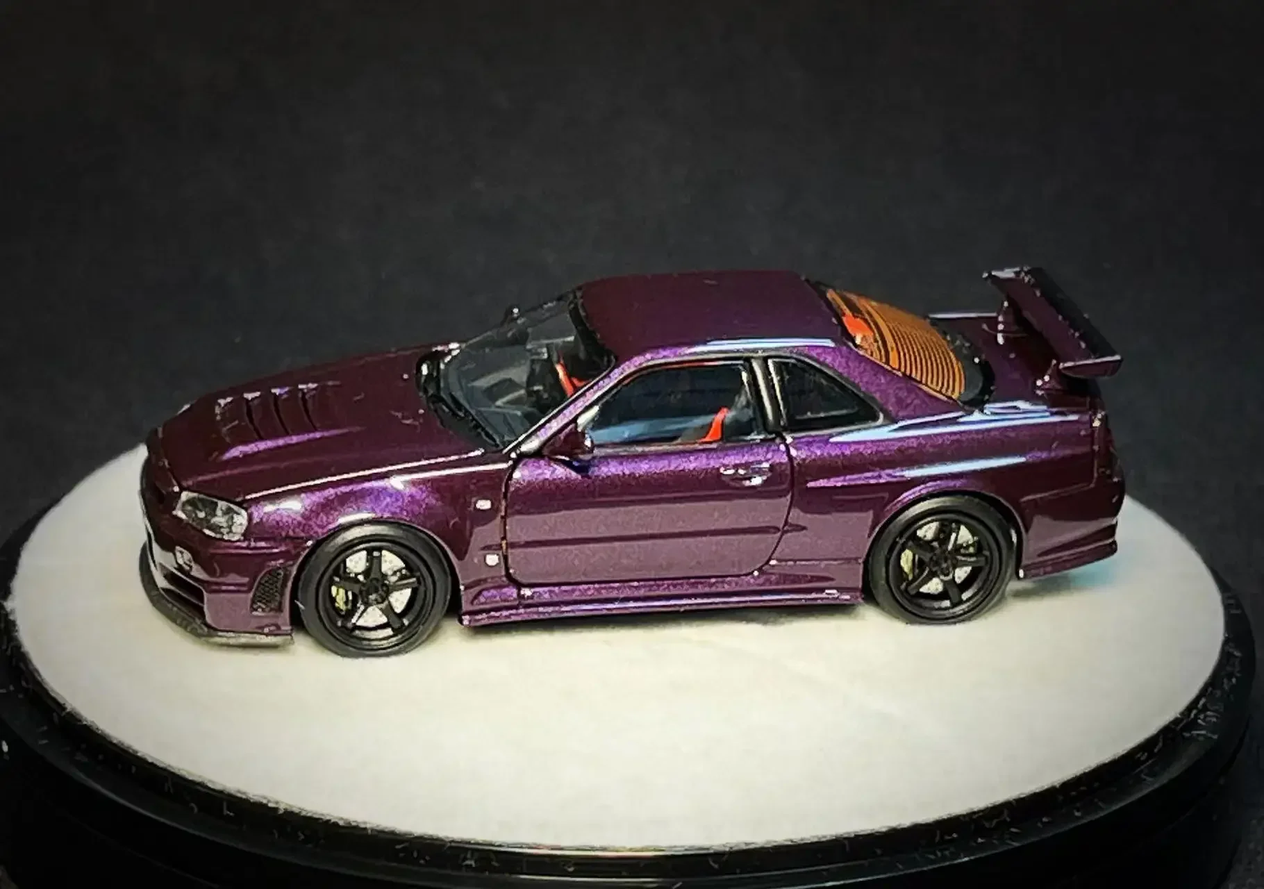 PGM x One model 1:64 R34 Z Tune Jade Midnight purple Full