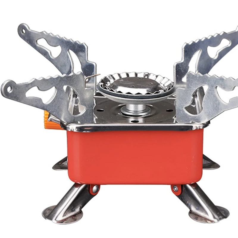 Mini Foldable Cooking Stove Outdoor Hiking Picnic BBQ Stoves Burner For Camping Backpacking Tourist Stainless Steel Heater portable gas stove