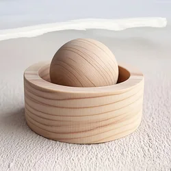 Natural Wood Essential Oil Diffuser for Home & Car - Elegant Aromatherapy for Any Space (Natural Wood)