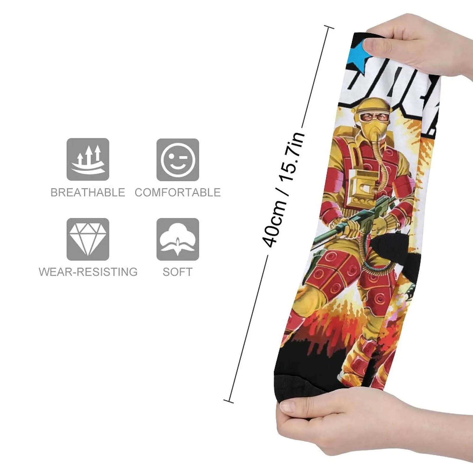 G.I Joe Blowtorch Socks valentine gift ideas Stockings sheer socks men men socks cotton