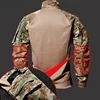 New Tactical Shirts Hunting Suit Outdoors Training Durable Breathable Camo Set Waterproof Quick Drying Windproof Combat Shirts 4