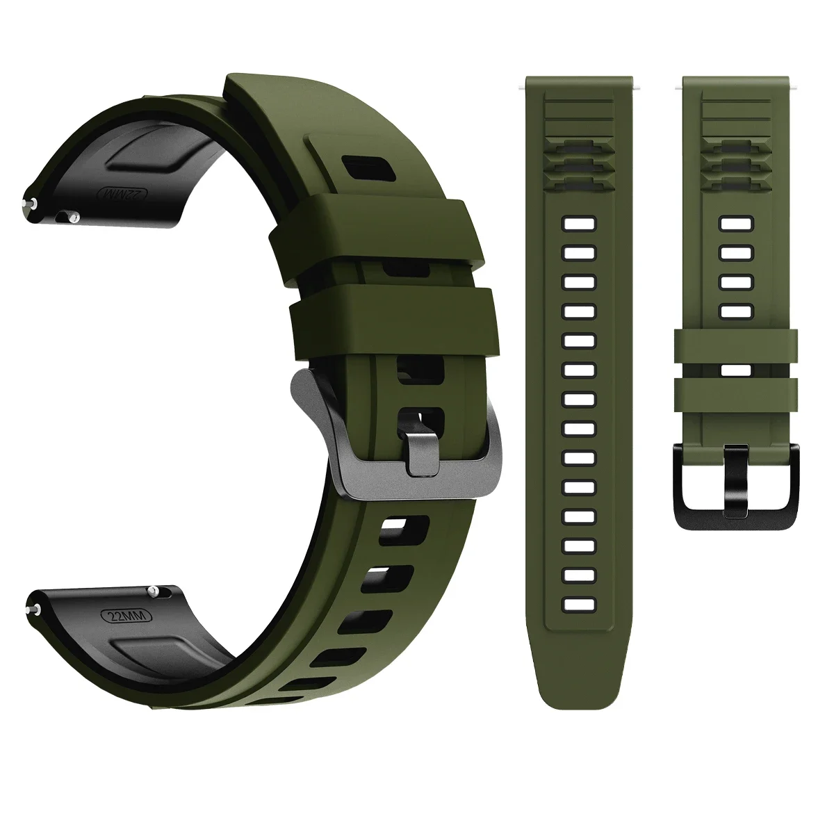 Colorful 22mm Sport Silicone Strap Bracelet