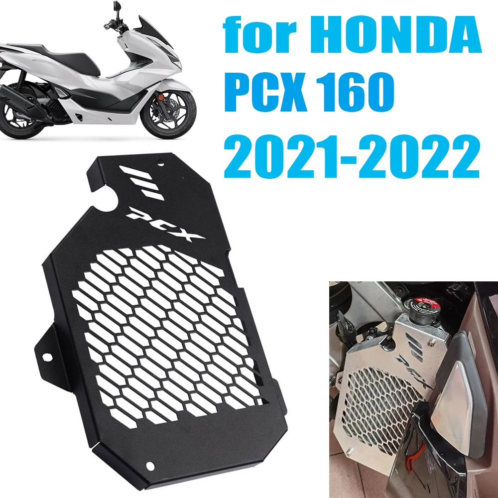 

For Honda PCX160 PCX 160 2021 2022 Motorcycle Radiator Guard Grille Protector Grill Protection Cover Engine Cover Accessories