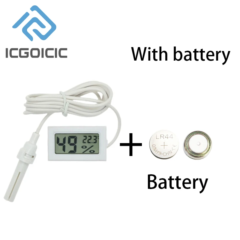 Mini LCD Digital Thermometer With Waterproof Probe For Freezer Refrigerator thumbnail 6
