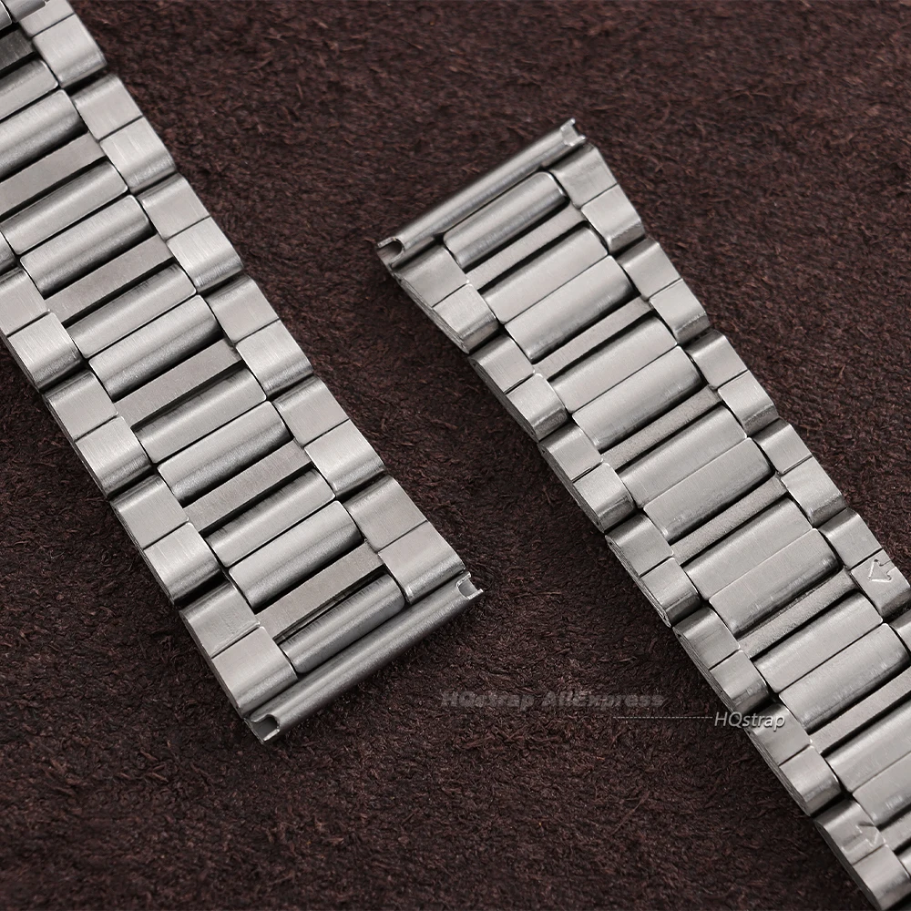 Elegant Stainless Steel Folding Buckle Watch Strap