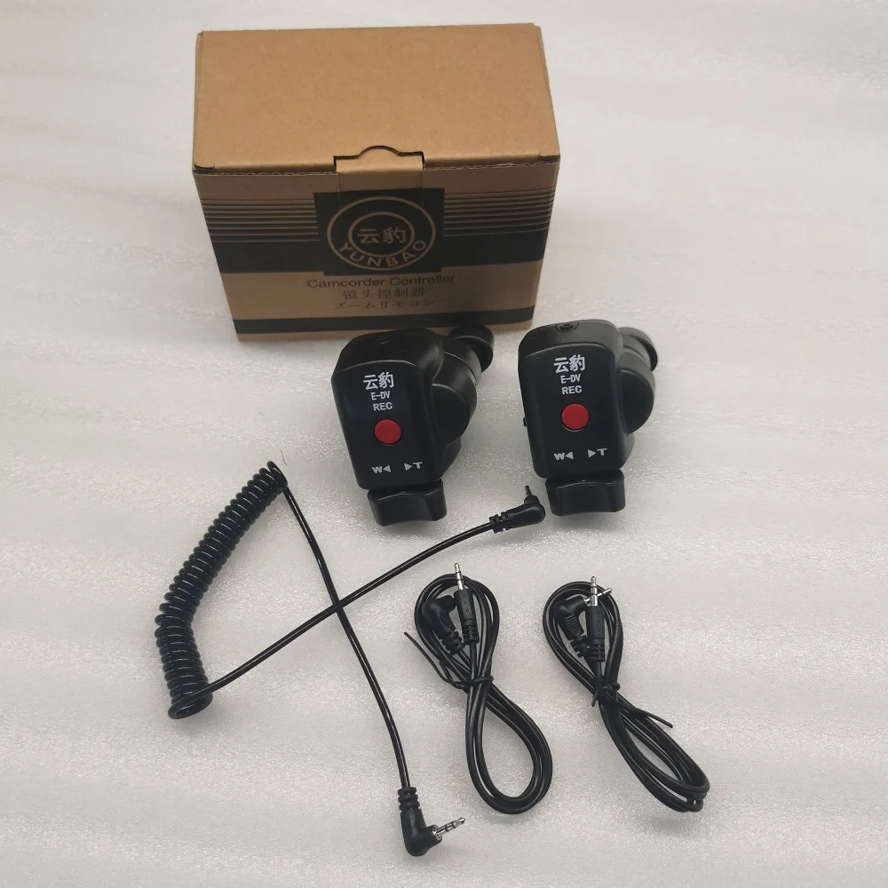 Camcorder Zoom Remote  Controller  Cable 2.5mm Jack for Panasonic Iconic Brand Camcorders  Acc  Remote Camcorder , 2 Set of controllers