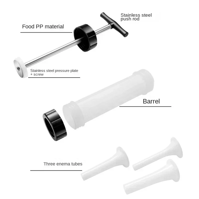 Sausage Stuffer Manual Sausage Filling Machine Meat Stuffer Filler Salami Make Sausage Machine Homemade Tools Kitchen Supplies