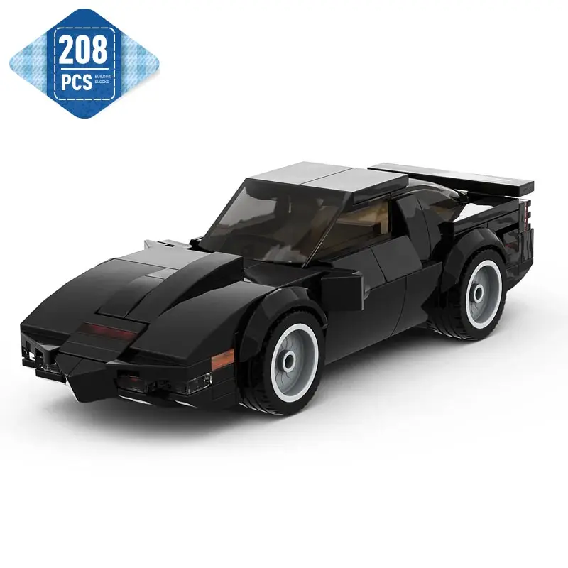 

MOC технический Супер гоночный автомобиль CKITT-Knight Rider скоростные чемпионы Городской Спортивный автомобиль строительные блоки модели кирпичей игрушка подарок на день рождения