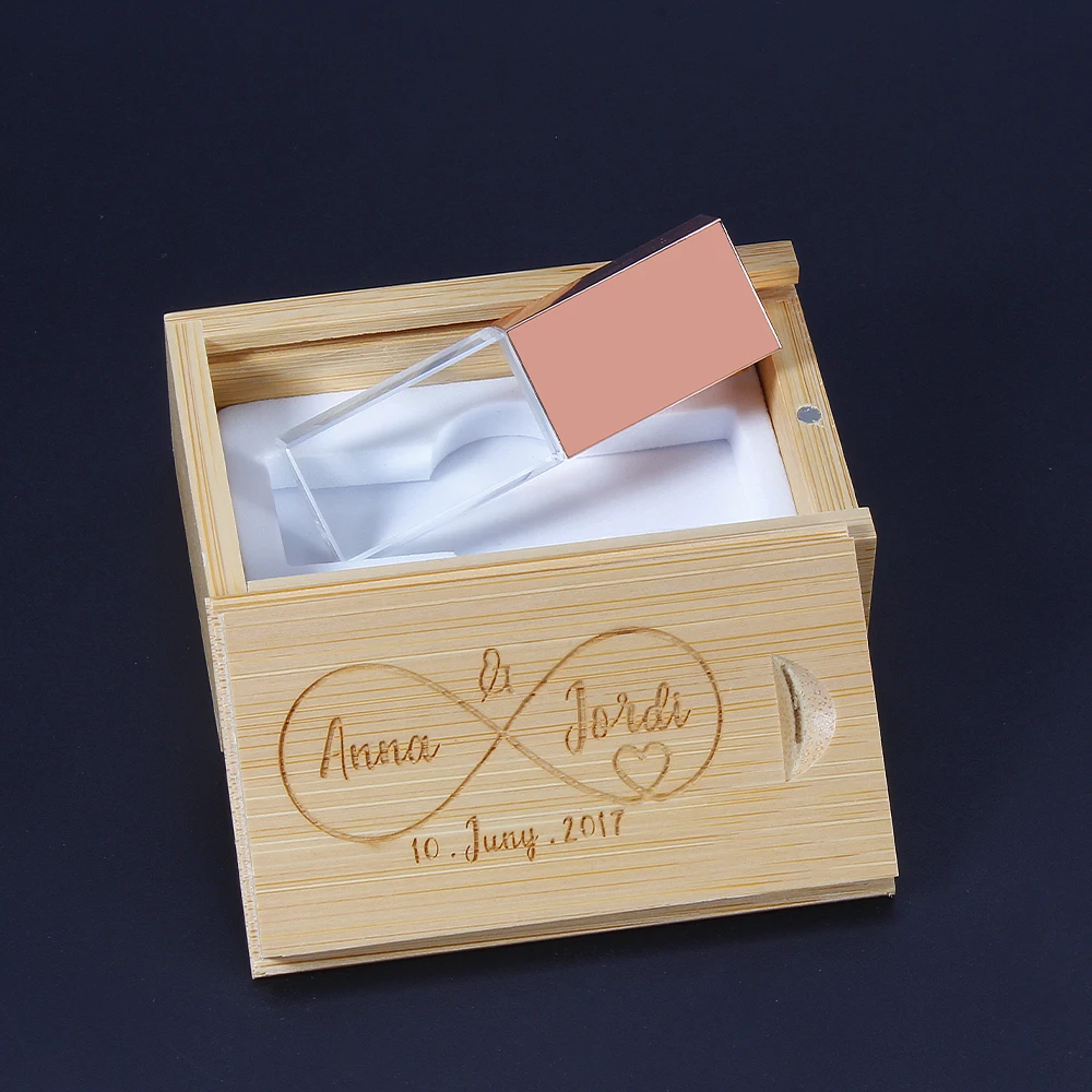 

USB 2,0 высокоскоростной флеш-накопитель, 128 ГБ, деревянная коробка, флеш-накопитель с кристаллами, 64 ГБ, карта памяти, 32 ГБ, креативная фотография, USB флеш-накопитель в подарок