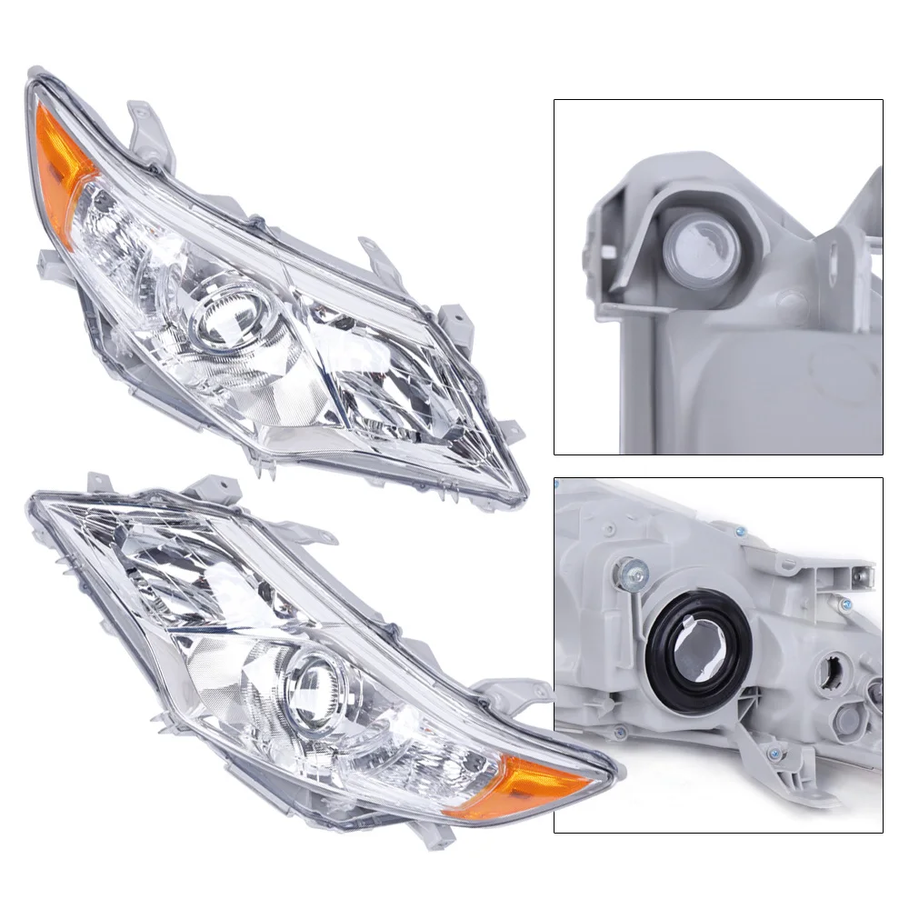 

Fit For Toyota Camry SE LE L 2012 2013 2014 Projector Headlight Left / Right Side Clear Lens Driver / Passenger Side Headlamp