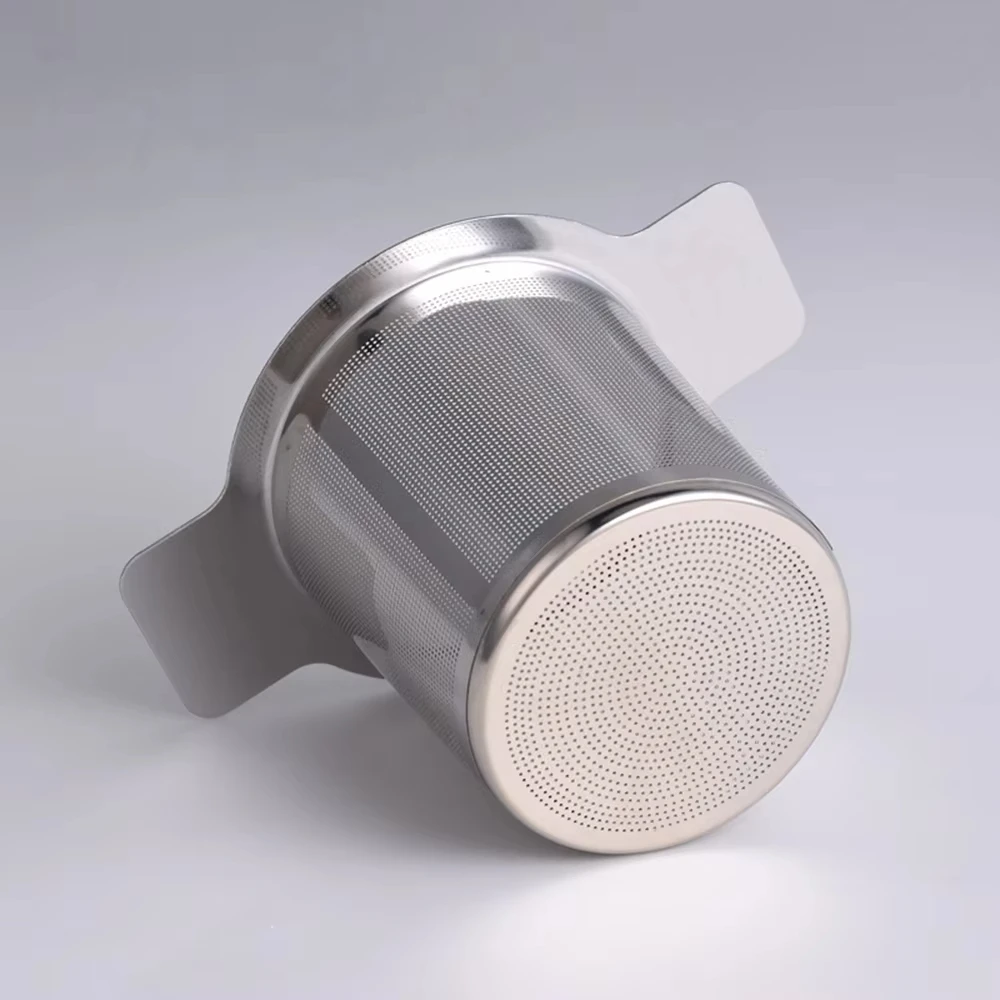 High Quality Tea Infuser Stainless Steel Coffee Tea Strainer Grid Binaural Net Leak Mesh Filter Accessory