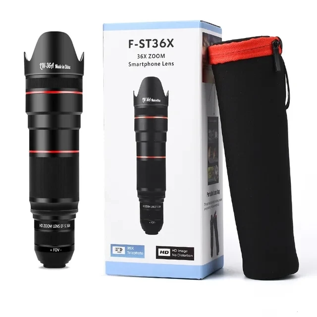 SUN Hi-Tele 190-430mm F5.8ズーム (24A0028) 4K HD 36x Optical Telescope Phone lens professional Tele Zoom