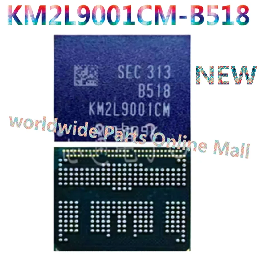 1pcs-3pcs KM2L9001CM-B518 128+6G BGA KM2H7001CM-B518 64+6G Memory
