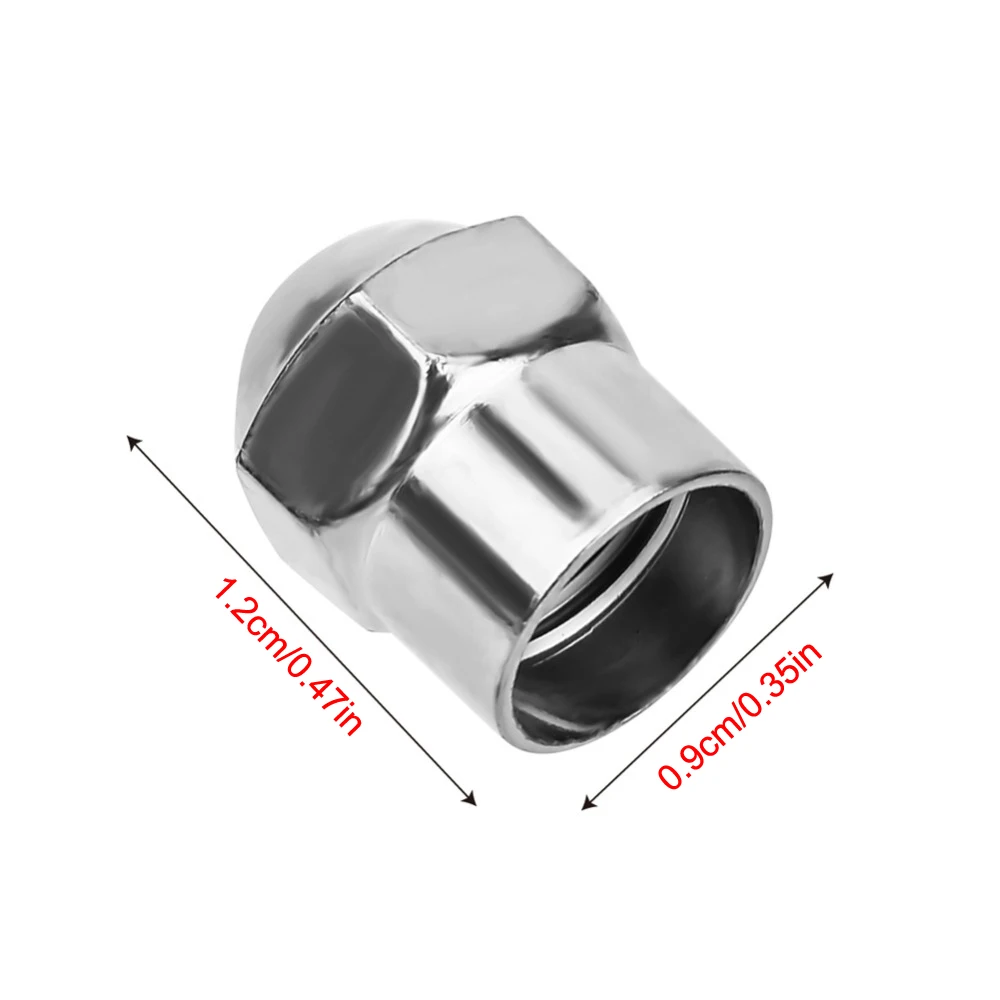 Enhanced Tire Valve Caps - Dust-Proof Plastic Covers with O-Ring Seal