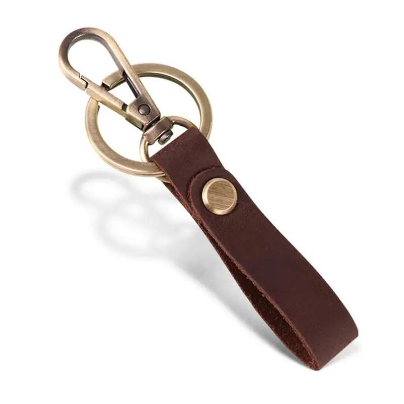 

Universal Leather Keychain Car Keychain Leather Strap Keyring Braided Rope Keychain Key Ring Auto Car Motorcycle Home Keys