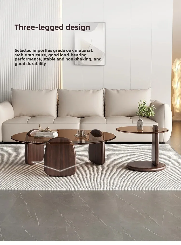 Glass Round Table, Multi-colour Size Set, Tea Table Coffee Table, High Temperature Resistance, Easy To Clean, Office Cafe Home Glass Round Table, Multi-colour Size Set, Tea Table Coffee Table, High Temperature Resistance, Easy To Clean, Office Cafe Home
