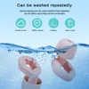 3Pairs Sleep Noise Reduction Earplug Soft Silicone Ear Muffs Noise Protection Travel Reusable Swimming Waterproof Ear Plugs 4