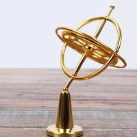 Metal Self-balancing Finger Gyroscope Toy Anti-gravity Colorful Metal Gyro Adults Kids Decompression Relief Spinning Toy Gift 2