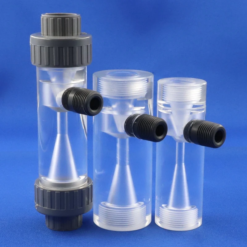 

Transparent PMMA Acrylic Water Injector Venturi Fertilizer Mixer Jet Device Organic Glass Ejector (A)