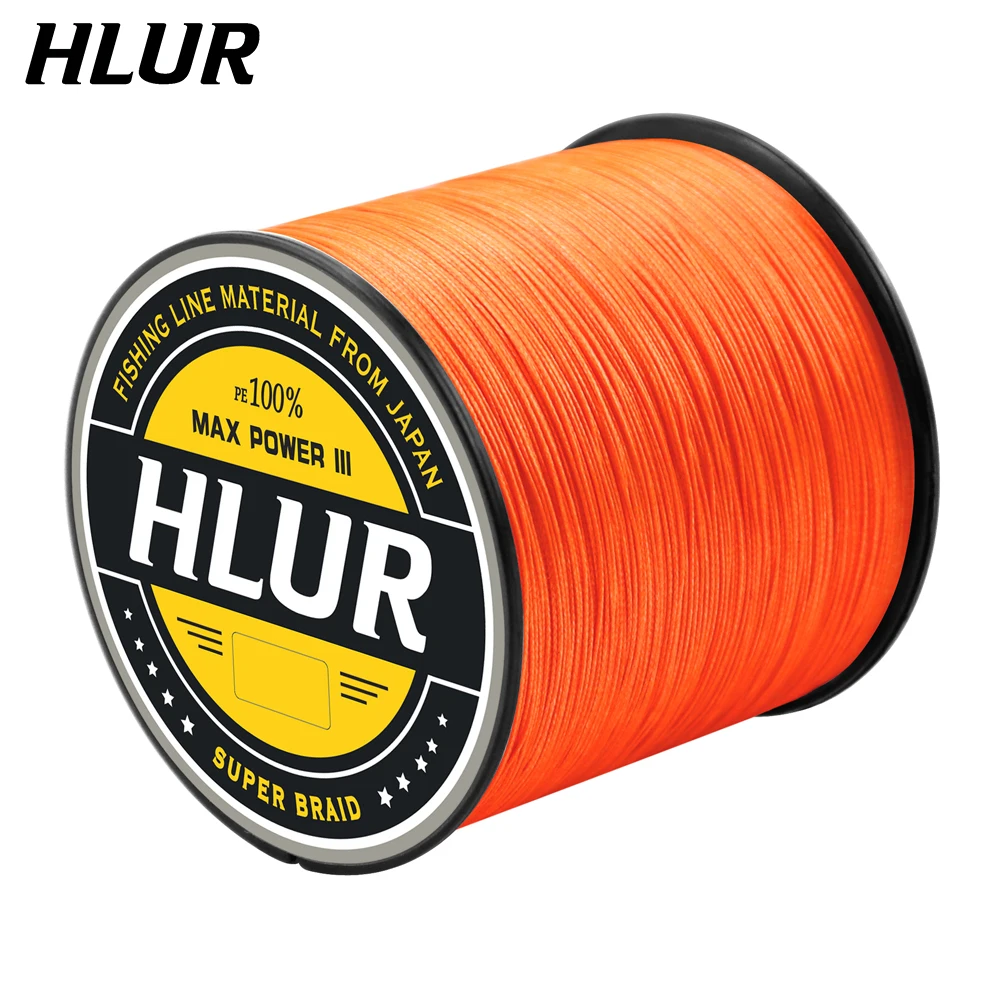 Hlur 8 Lenza Intrecciata 500M 300M Multifilamento Pe 4 Fili Cavo Da Pesca 18Lb-88Lb Forte Tecnologia Giapponese Arancione 9 Colori
